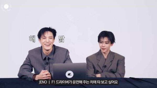 问诺有没有特别喜欢的赛车手 诺还没答咪在旁边就先说出答案了… 好了解