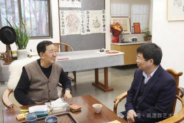 陕西省委宣传部副部长、省文联党组书记张琳看望慰问著名作家高建群