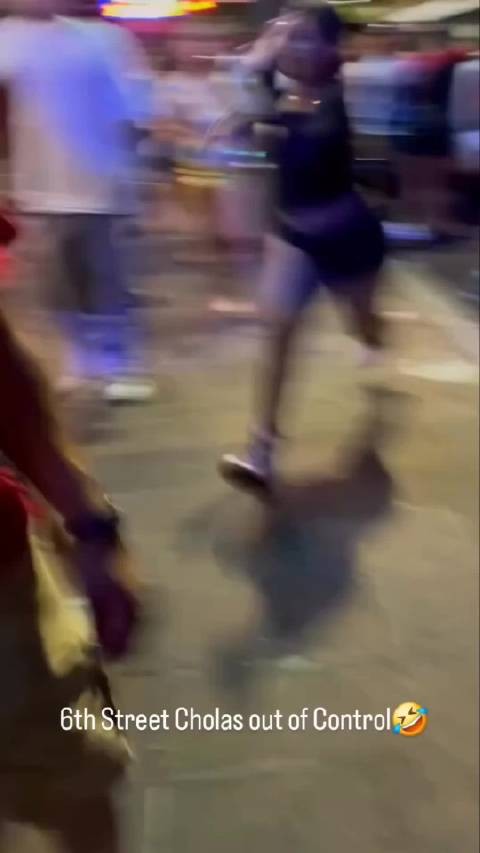 奥斯汀第六街姐妹团斗殴,女性冲突激烈度超男性