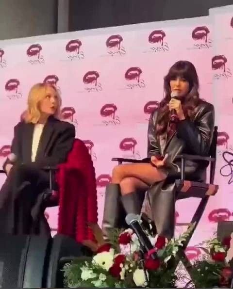 这个视频在外国火了，目前视频已经2000多万播放了，女明星相互保护时刻