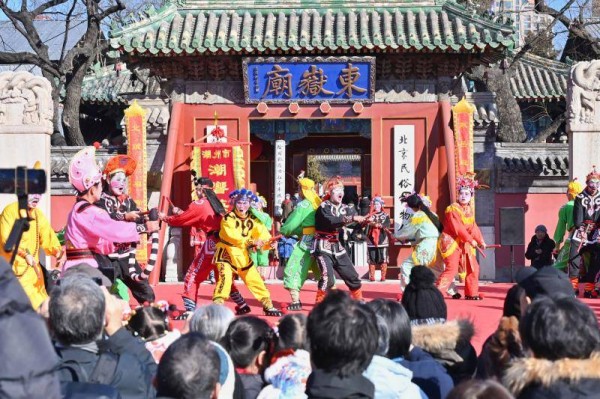 非遗混搭科技!2026朝阳双庙庙会初一开锣