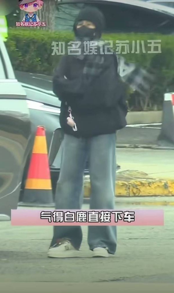 白鹿下车对峙，气愤非常。