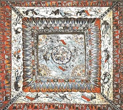 藻井华章：莲花飞天与大唐气象