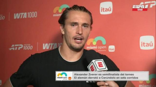 兹维列夫:需要接近完美的表现才能击败辛纳