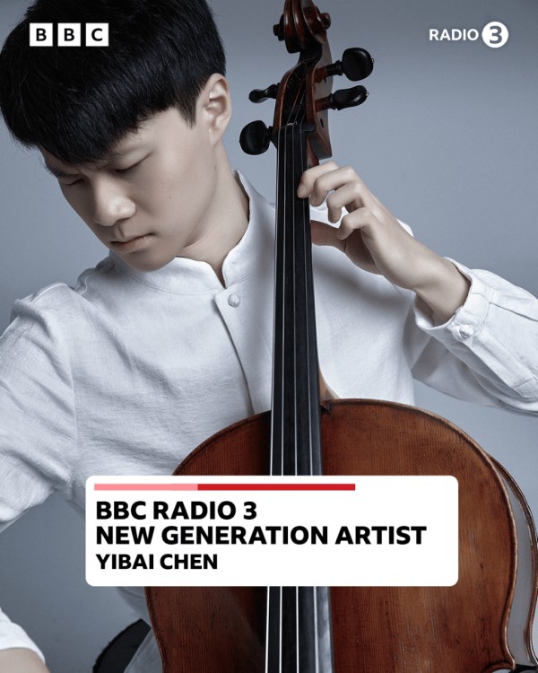 中国大提琴家陈亦柏入选BBC新生代艺术家计划