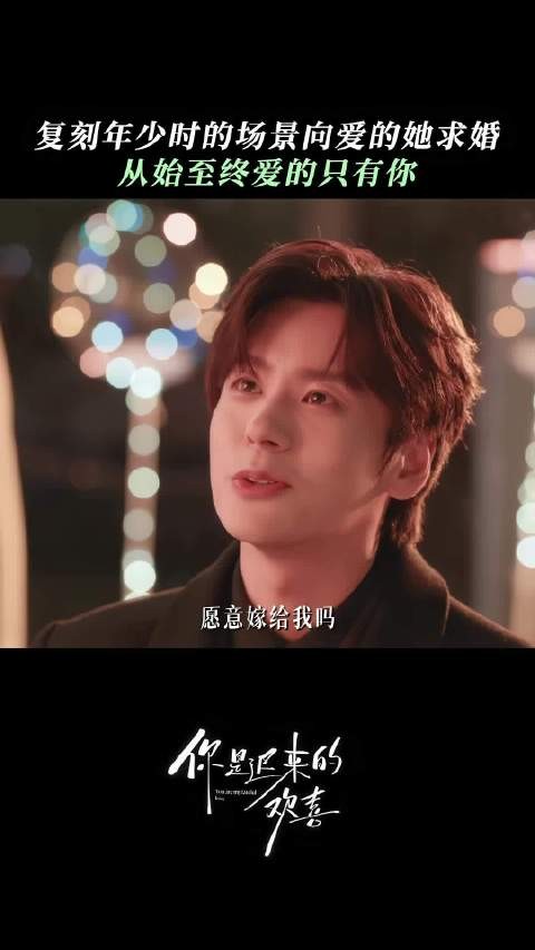 “你愿意嫁给我吗”“我愿意” 你是迟来的欢喜 魏哲鸣 郑合惠子