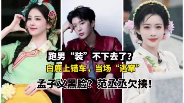 白鹿孟子义范丞丞奔跑吧簪花造型亮相