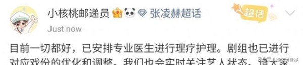 腿伤未痊愈继续拍摄！张凌赫片场低血糖林允急扶！剧组回应了