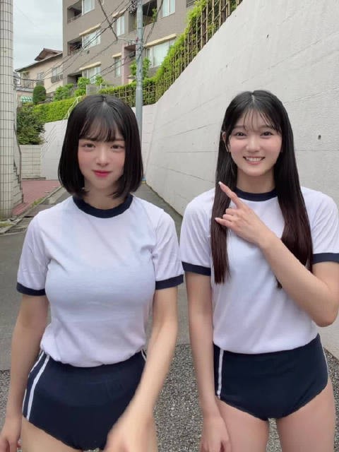 可爱的姐妹花 博多彩葉初美菜乃花