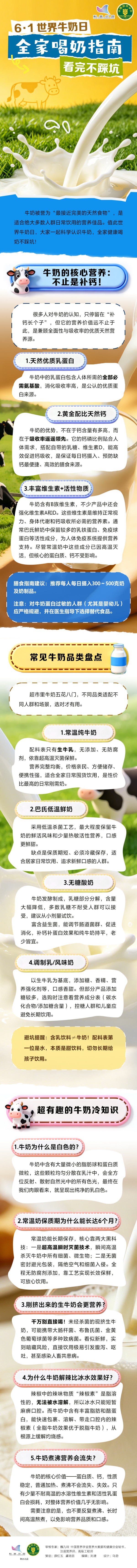 世界牛奶日｜全家喝奶指南，看完不踩坑