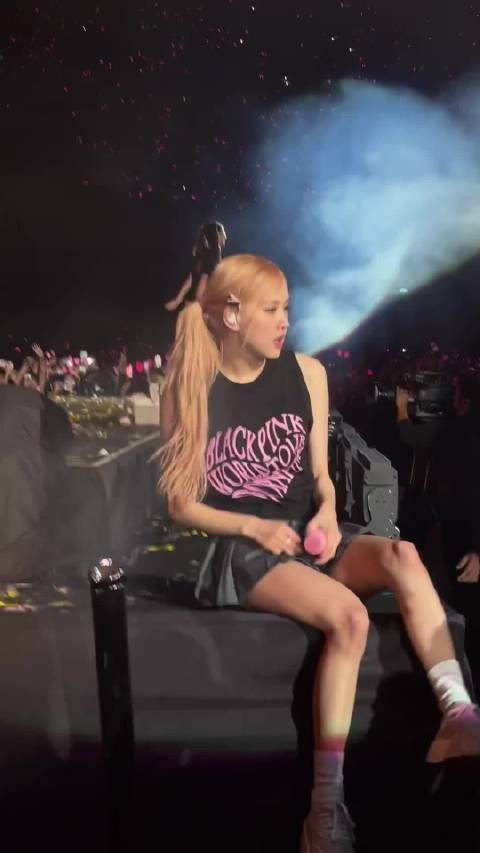 朴彩英Rosé 演唱会名场面,饭拍