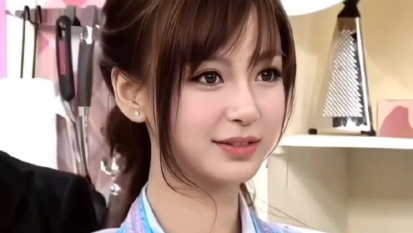 早期Angelababy港女妆真的美爆了,完全芭比娃娃