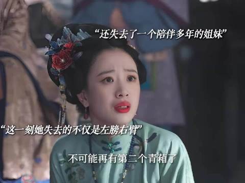 这一刻赵星棠失去的不是左膀右臂,而是陪伴她多年的姐妹 兰香如故