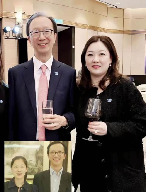 伏明霞嫁大26岁梁锦松,育两子一女家庭圆满