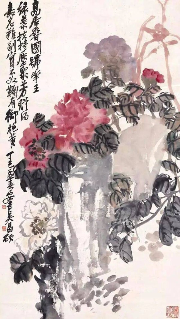 他画画，下笔如刀！