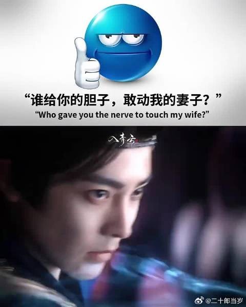 “谁给你的胆子?敢动我的妻子”
