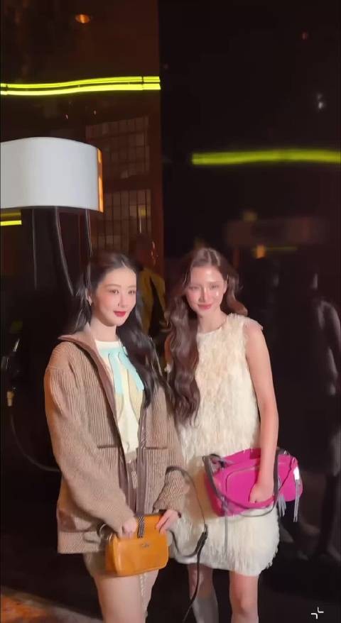 杨紫秀场合照,和小水gulf同框啦