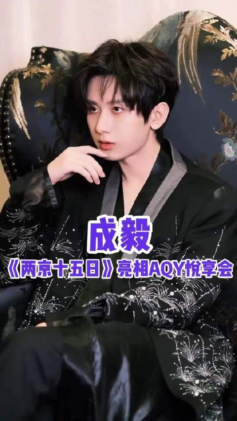 成毅《两京十五日》亮相AQY悦享会，已经开始狠狠期待啦