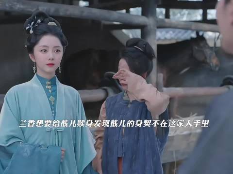 兰香想要给蕺儿赎身,却发现蕺儿的身契在赵星棠那里 兰香如故|谭松韵