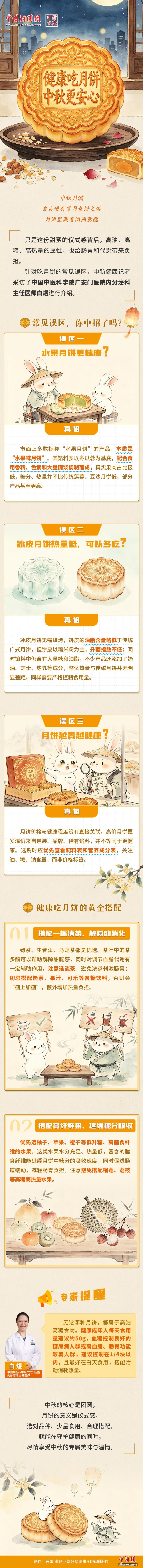 健康吃月饼,中秋更安心
