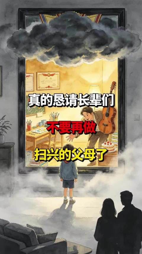 真的恳请长辈们不要再做扫兴的父母了