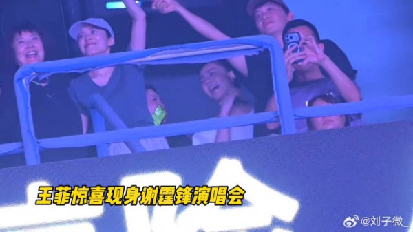 王菲现身谢霆锋演唱会!是谁被甜到了 谢霆锋北京演唱会 王菲