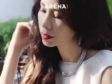 莫文蔚佩戴周大福和美东方系列，天然钻石映衬东方韵味
