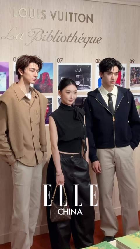 @周依然6 在路易威登“图书工坊”限时空间相遇,蛮巧的,蛮有品的