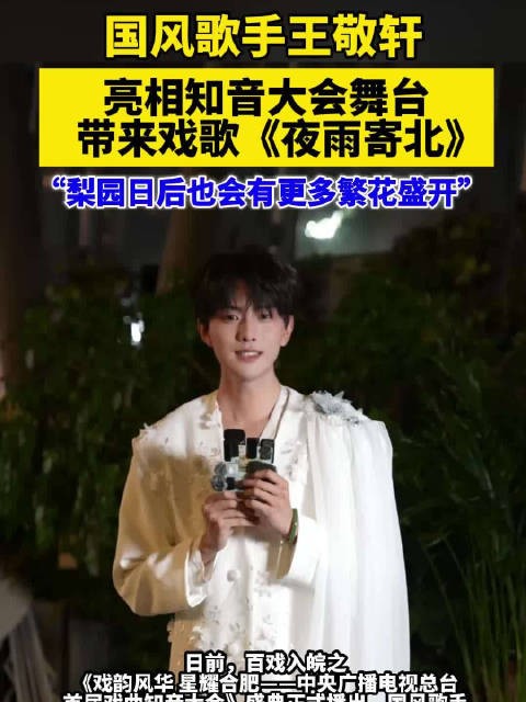 国风歌手王敬轩亮相合肥舞台