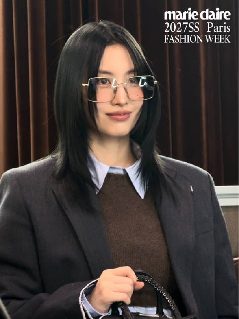 Momo高智造型搭配Miu Miu,嘉人现场解锁新形象
