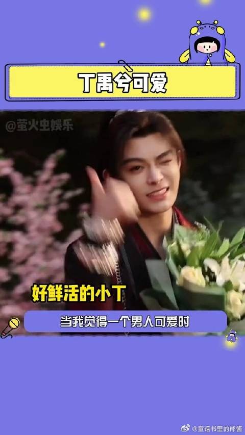 丁禹兮可爱啊,觉得一个男人可爱的时候,那就完啦!