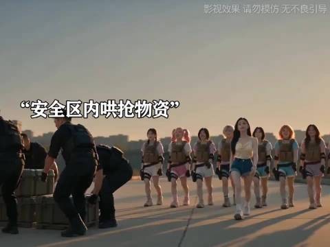 不作就不会死v,“安全区内哄抢物资”