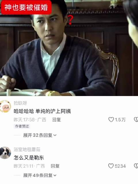 神也要被催婚|伪装者|靳东 王凯 胡歌 刘敏涛