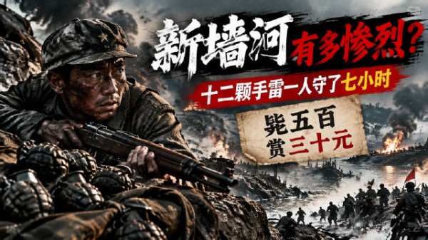 新墙河有多惨烈？十二颗手雷一人守了七小时，毙五百赏三十元