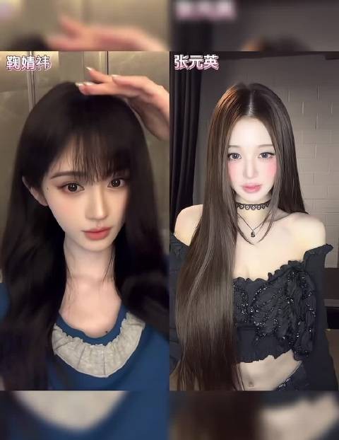 中韩顶流女爱豆同款手势舞,镜头感真不是盖的