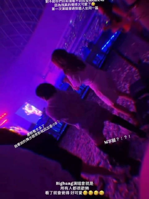 小S在BIGBANG演唱大跳M字聊闲~ 好嗨喔