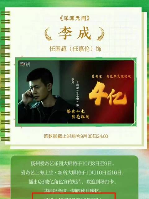 热度4亿+！任嘉伦《深渊无间》李成角色太能打