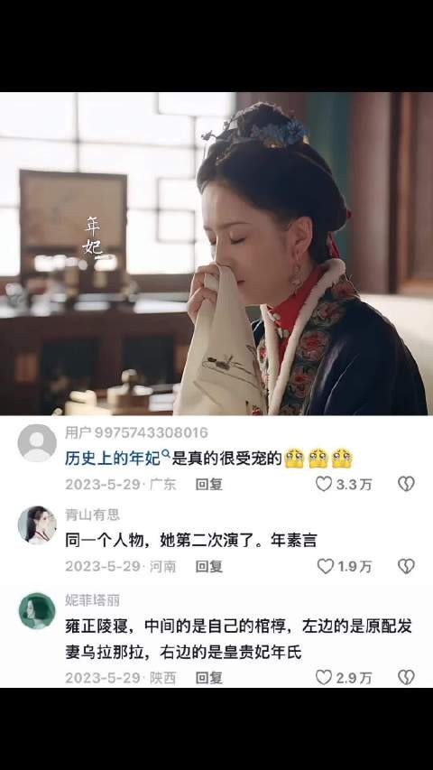 以画传情，真的泪目了，历史上的年妃就是很受宠的