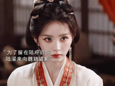 魏娆为了留在国公府不惜自伤，对自己真够狠的！ 田曦薇
