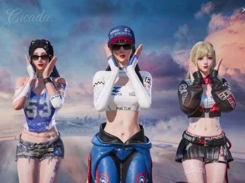 蓝色那套衣服越看越喜欢,不知道我还有没有机会得到她