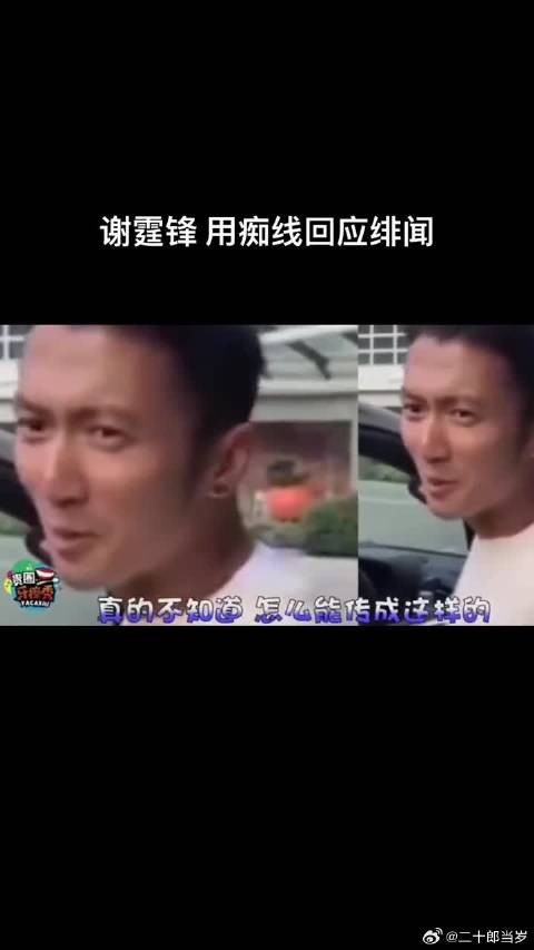 谢霆锋用两句痴线回应和杨幂绯闻，力证锋菲感情甜蜜不会受任何绯闻影响
