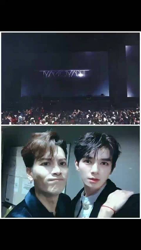 何昶希何衍朝现身王嘉尔演唱会