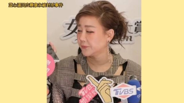 蓝心湄回应蔡康永被封杀事件：我妈妈是长沙人，每年都要陪她回去