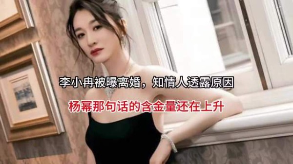 李小冉官宣去年离婚 互不干扰祝各自安好