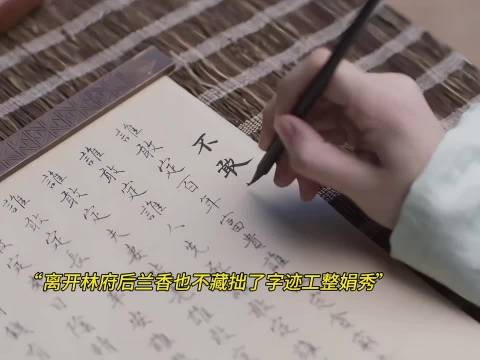 兰香离开林府不再藏拙,初展本事引人人夸赞