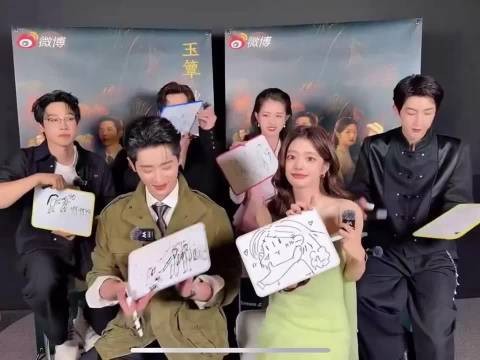 丞磊亲手绘制剧中名场面，还原虞昶轩叶平君初遇时刻