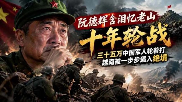 阮德辉含泪忆老山十年轮战:三十五万中国军人轮着打,越南被一步步逼入绝境