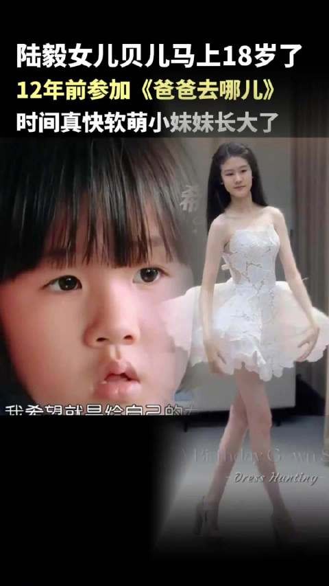 陆毅鲍蕾女儿18岁生日试装