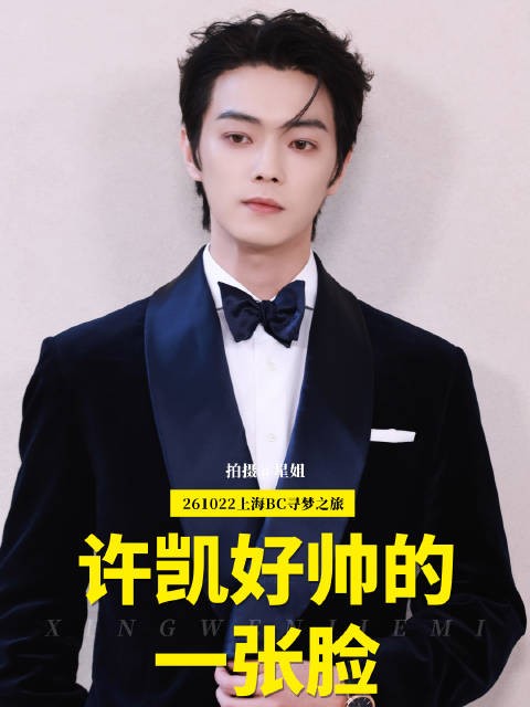 许凯这张脸拿什么输,好帅好帅好帅! 许凯BC寻梦之旅现场