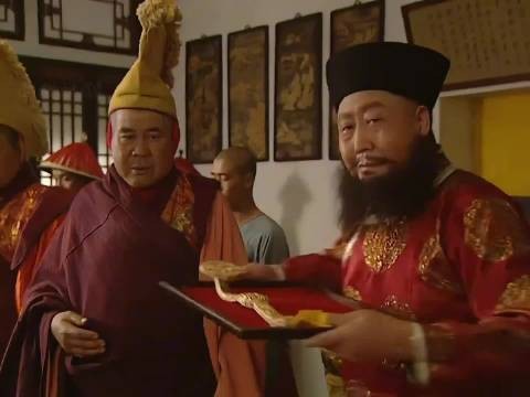雍正王朝,康熙在热河接见各地王公,收下玉如意